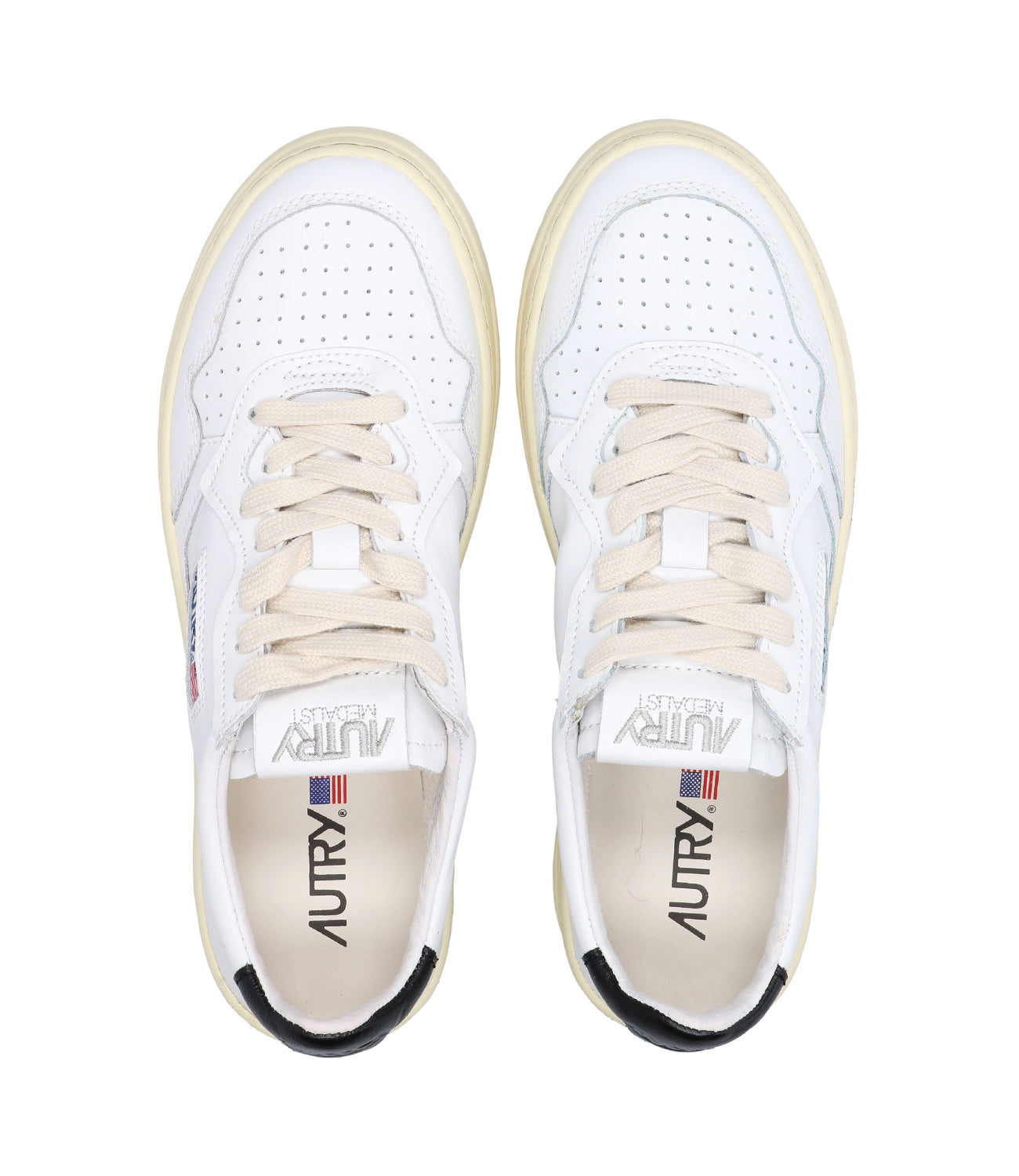 Autry | Sneakers Medalist Low Woman Bianca e Nera