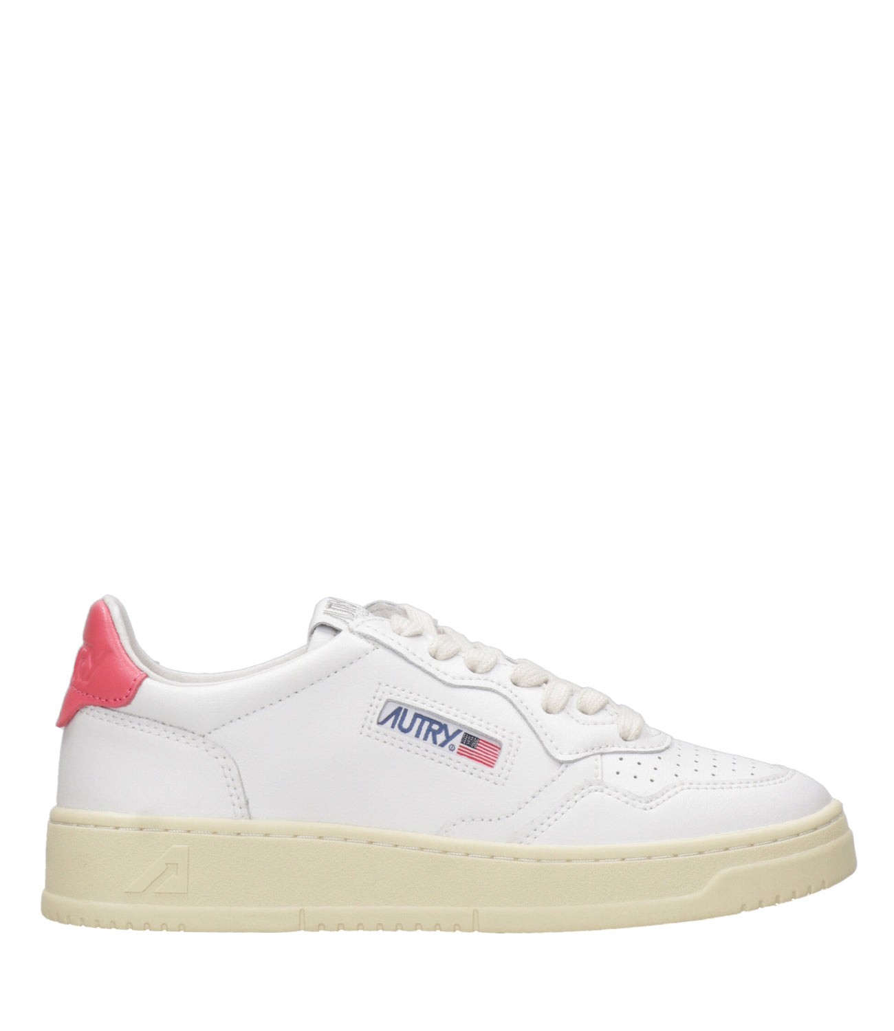 Autry | Sneakers Medalist Low Woman Bianca e Corallo