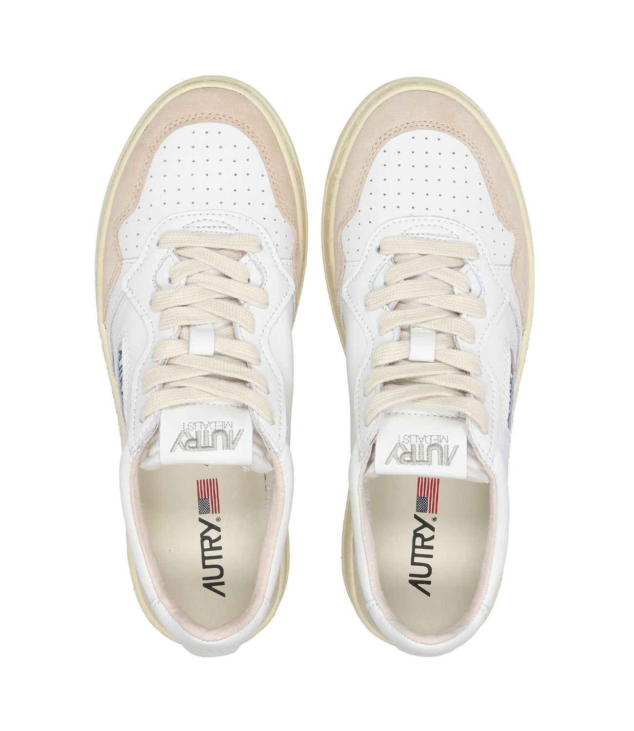 Autry | Sneakers Medalist Low Woman Bianca e Carne