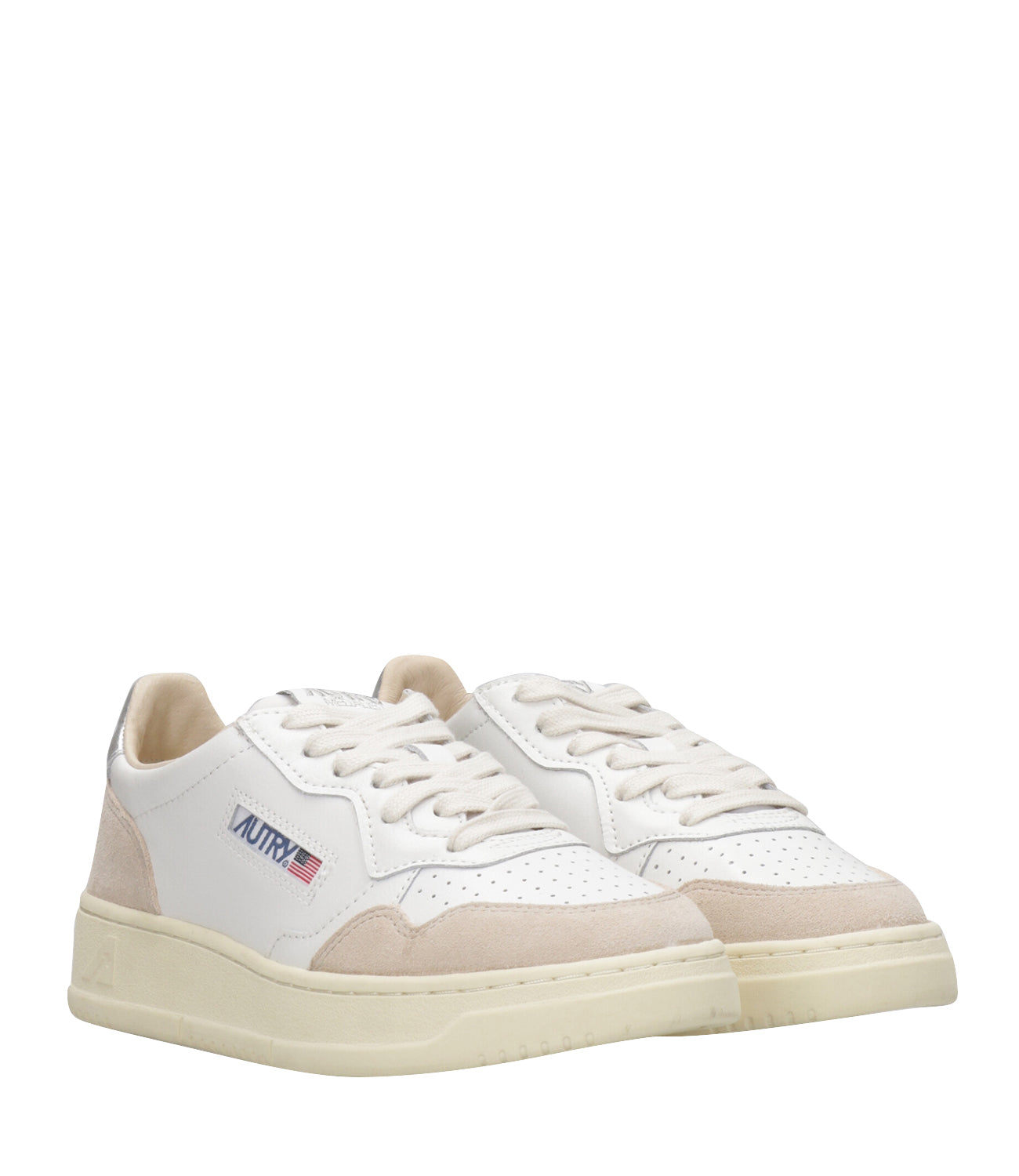 Autry | Sneakers Medalist Low Bianco e Blu