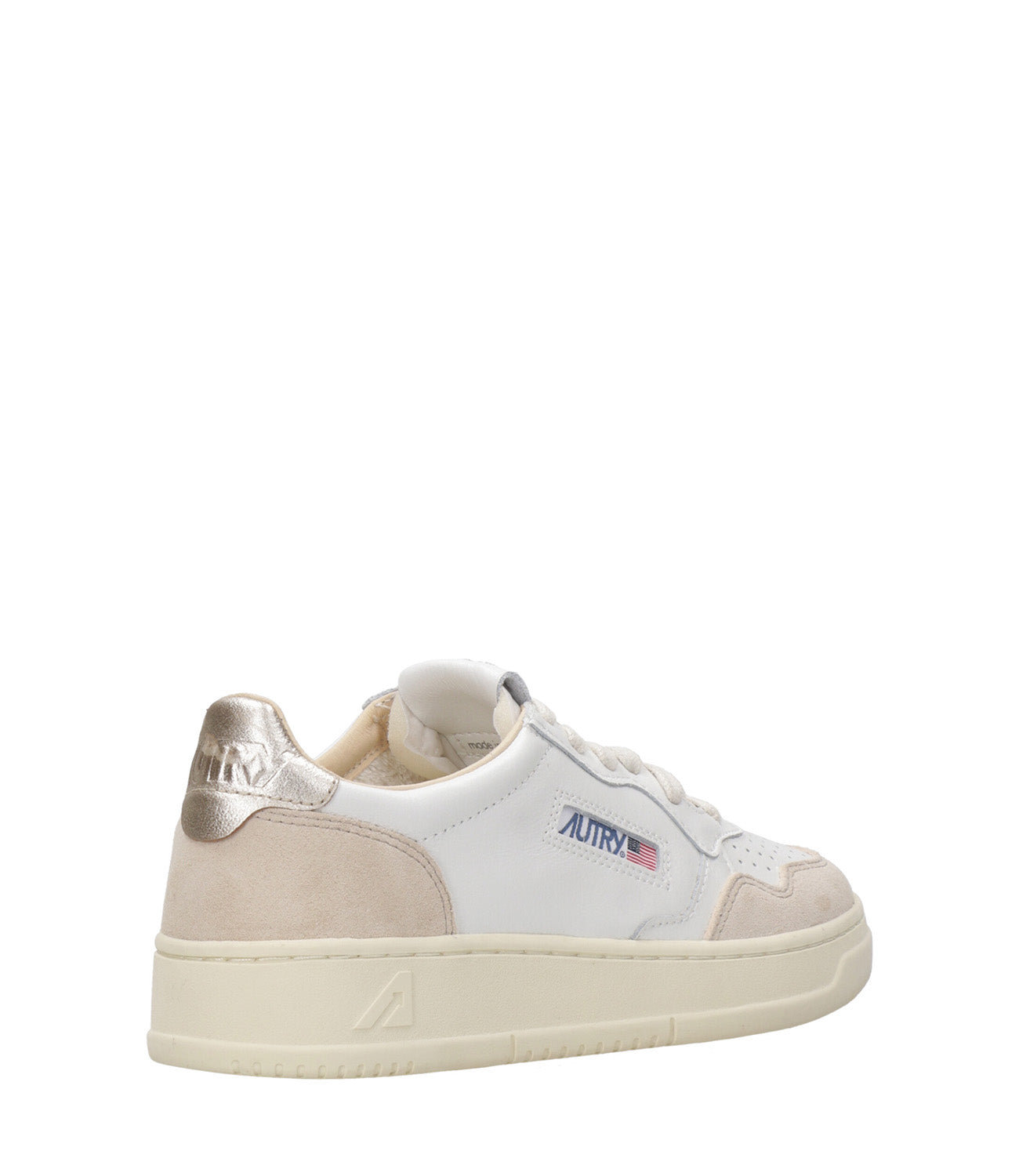 Autry | Sneakers Medalist Low Woman Bianca e Oro