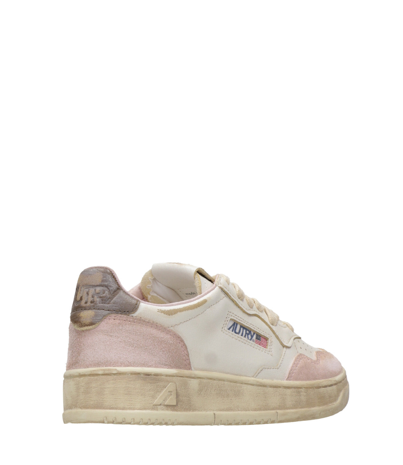 Autry | Sneakers Sup Vint Low Woman Pink and Brown