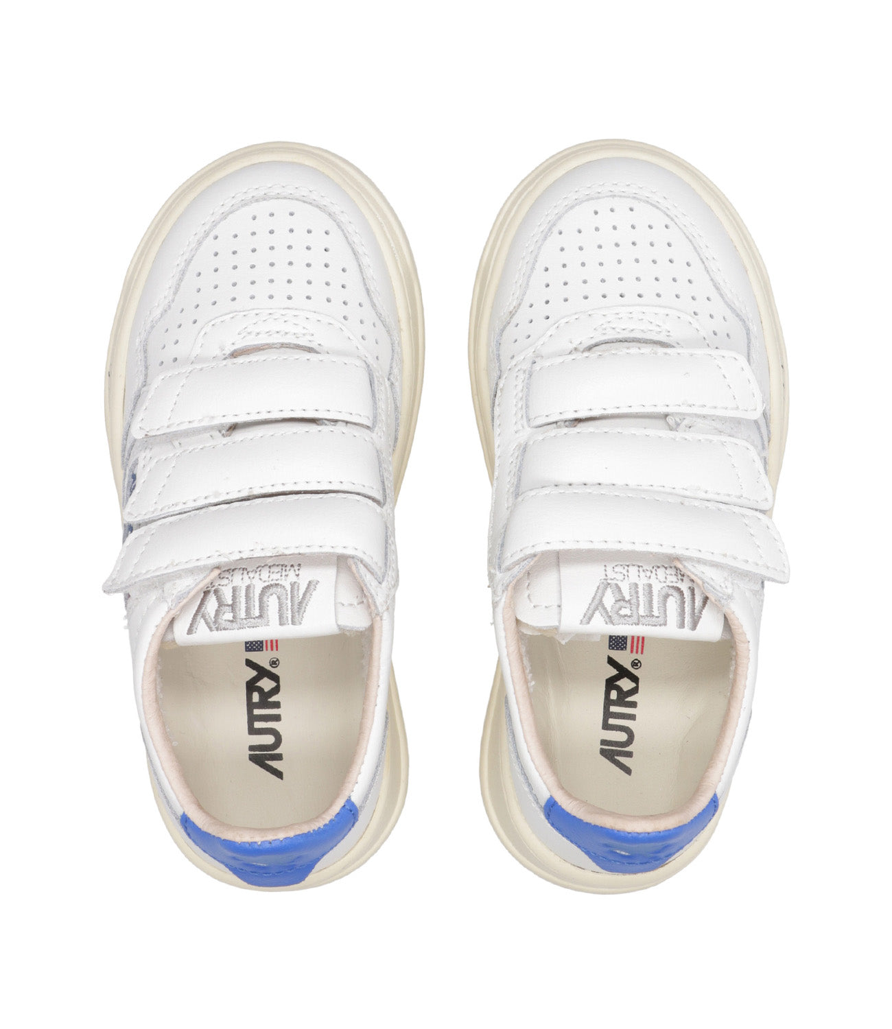 Autry Kids | Sneakers Kidstripes Low White and Blue