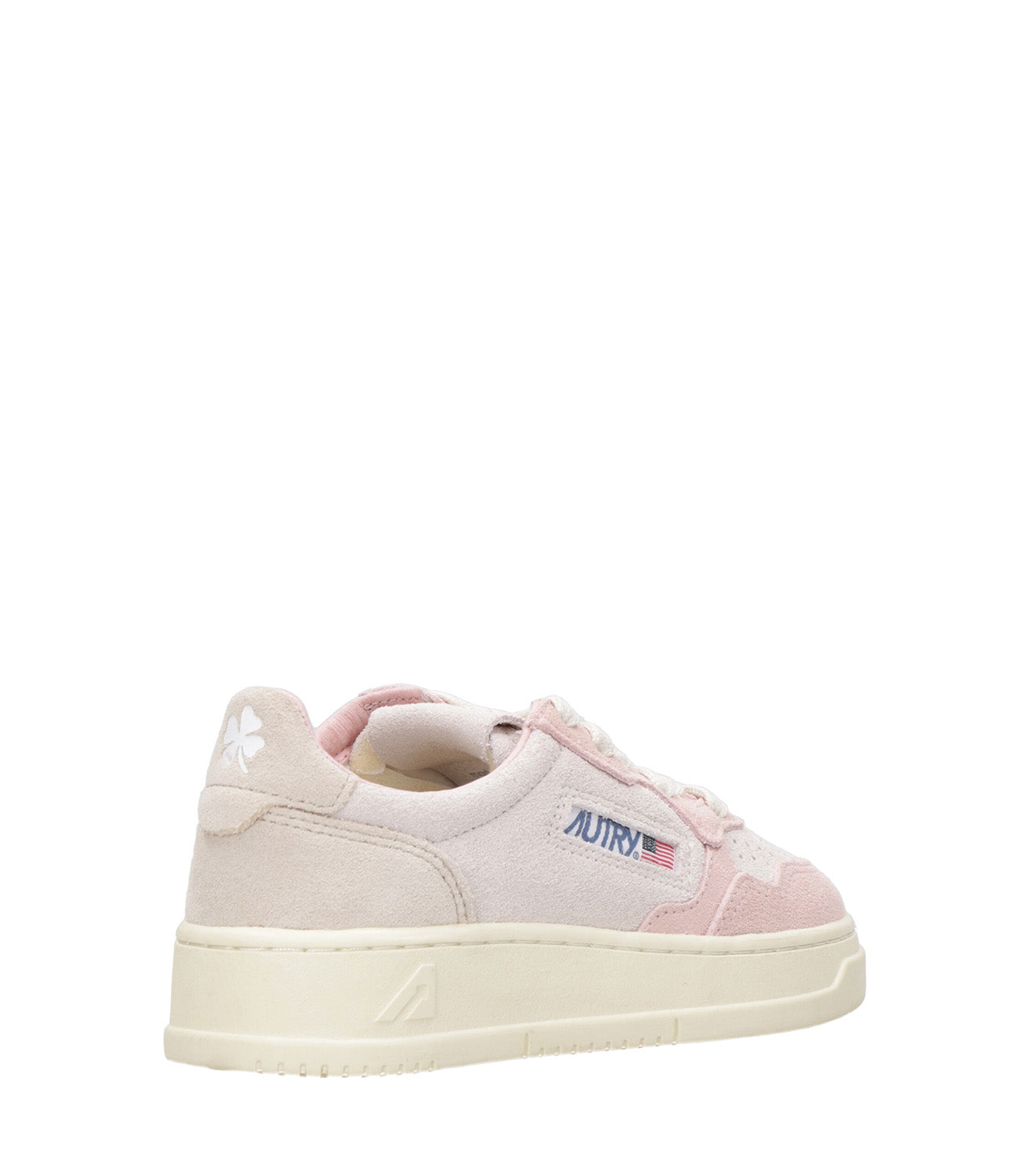 Autry Kids | Sneakers Medalist Low Bianco e Rosa