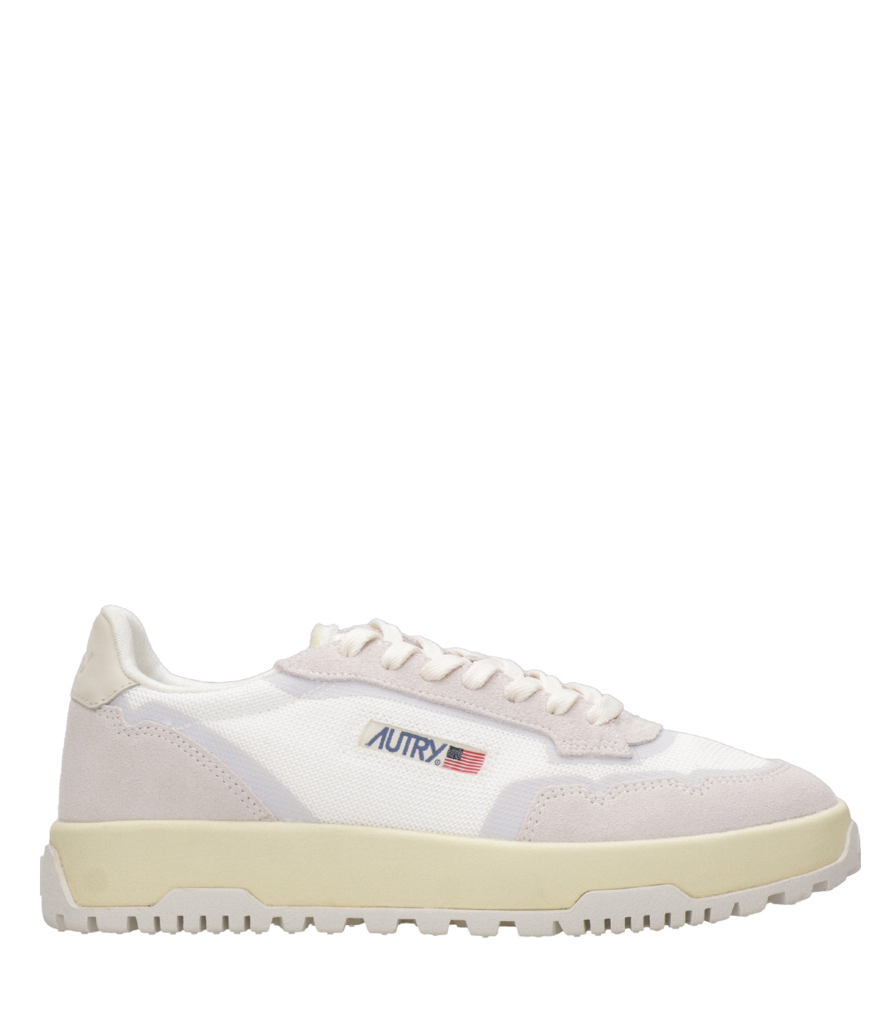 Autry | Sneakers Wildpace Low Bianca e Naturale