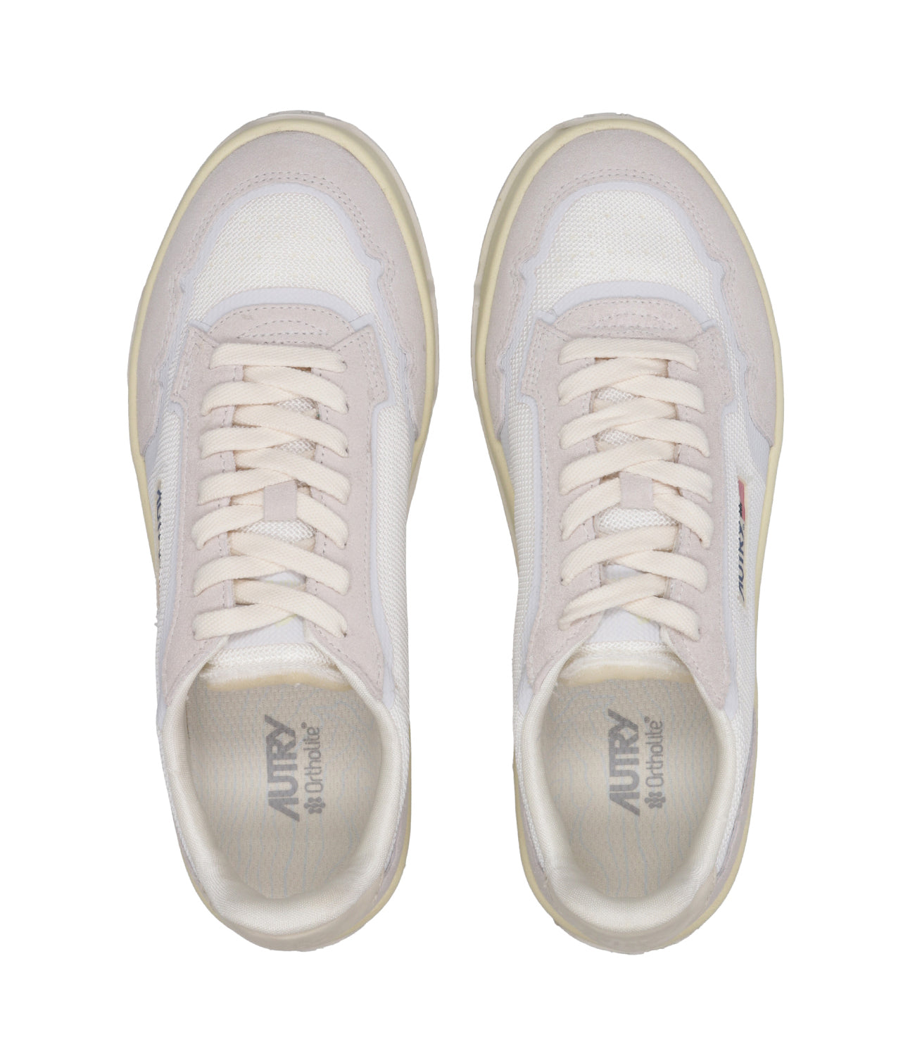 Autry | Sneakers Wildpace Low Bianca e Naturale