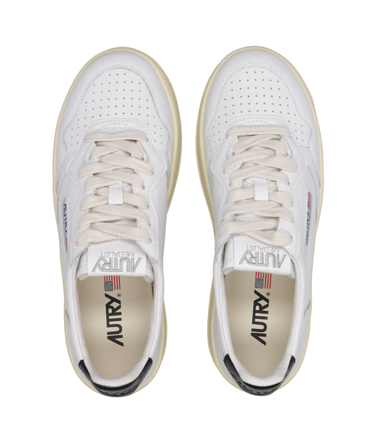 Autry | Sneakers Platform Low Woman White and Black