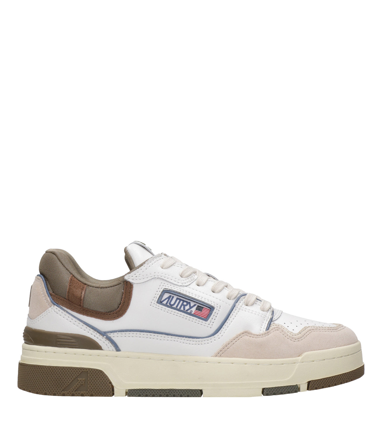 Autry | Sneakers CLC Low Man White and Tobacco