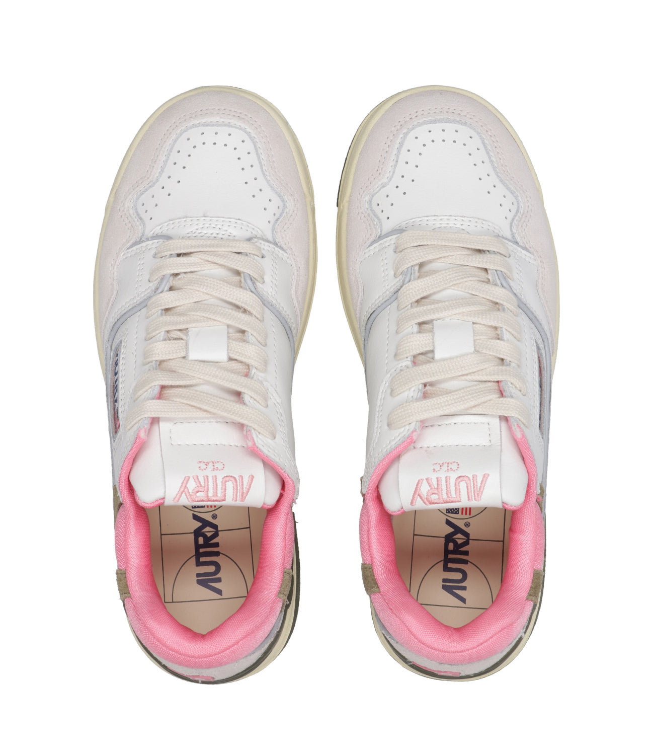 Autry | Sneakers CLC Low Woman White and Pink