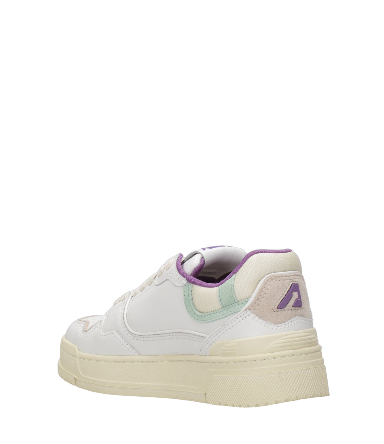 Autry | Sneakers CLC Low Woman White Purple and Green