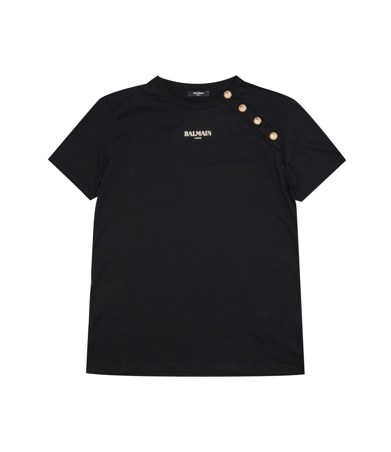 Balmain Kids | Black and Gold T-Shirt