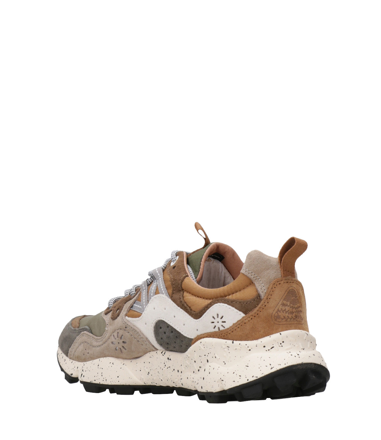 Flower Mountain | Yamano 3 Man Sneakers Military Green Grey and Brown