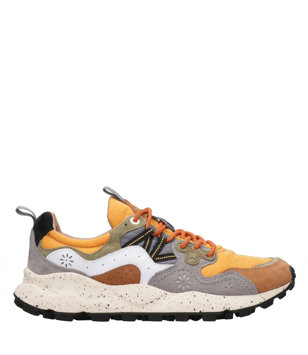 Flower Mountain | Sneakers Yamano 3 Man Marrone e Arancio