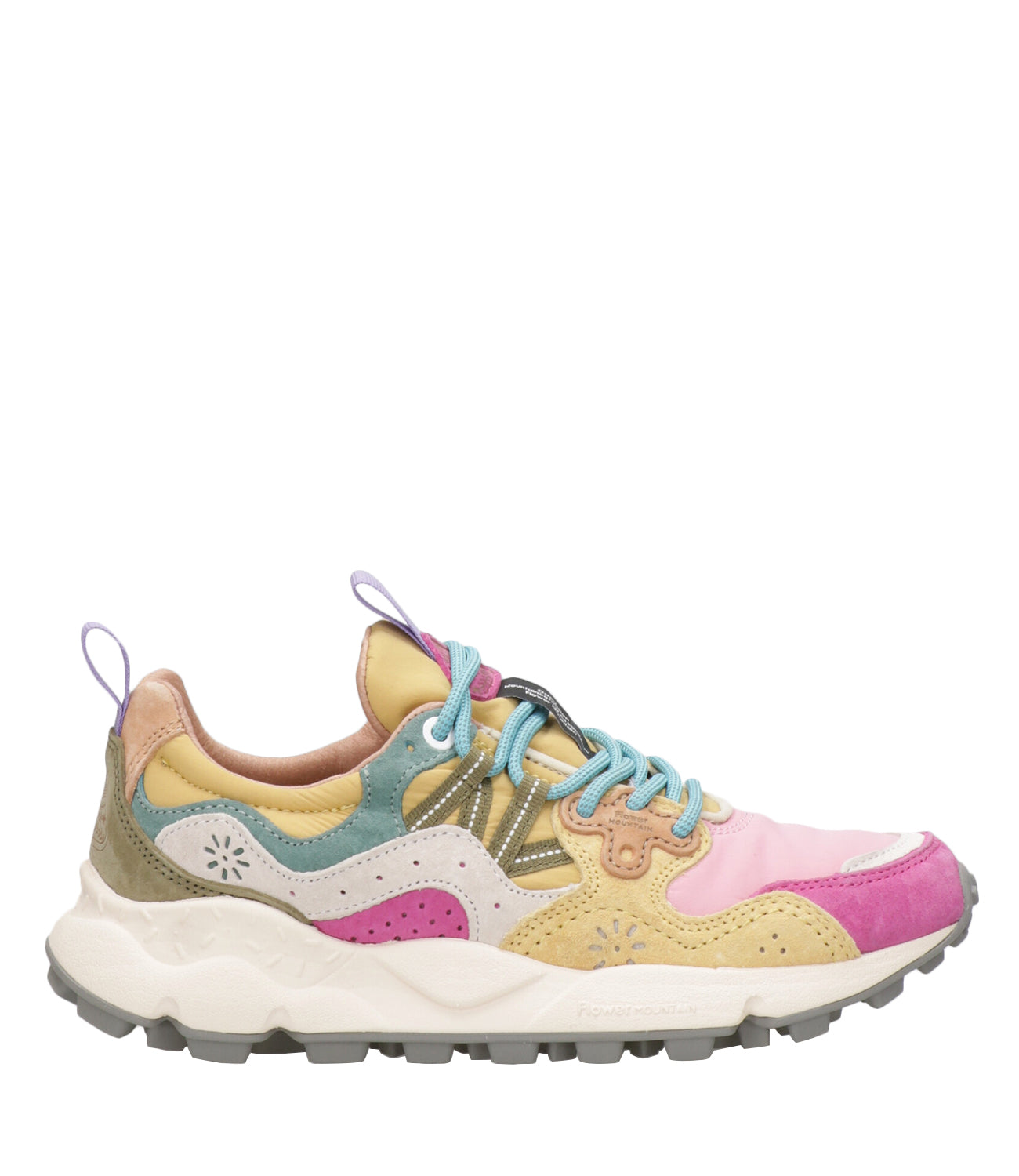 Flower Mountain | Yamano 3 Pink and Cream Sneakers