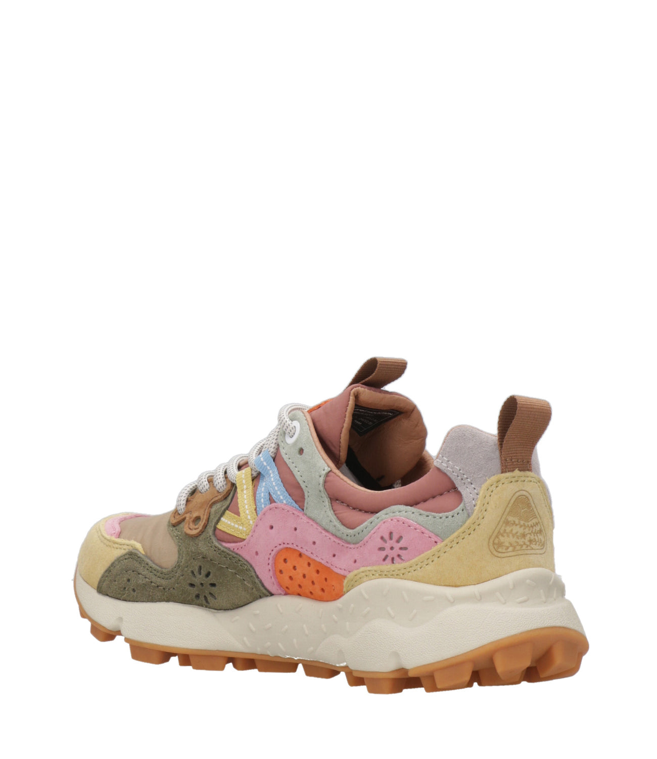 Flower Mountain | Sneakers Yamano 3 Donna Crema Taupe e Militare