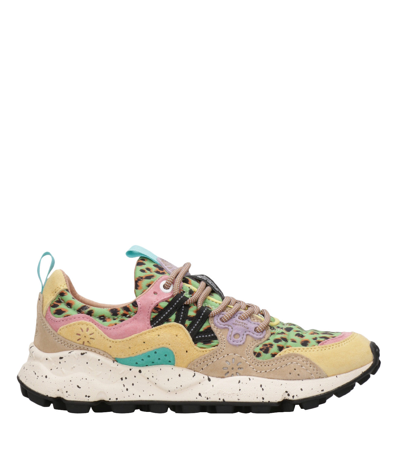 Flower Mountain | Yamano 3 Women's Sneakers Cream Taupe and Military