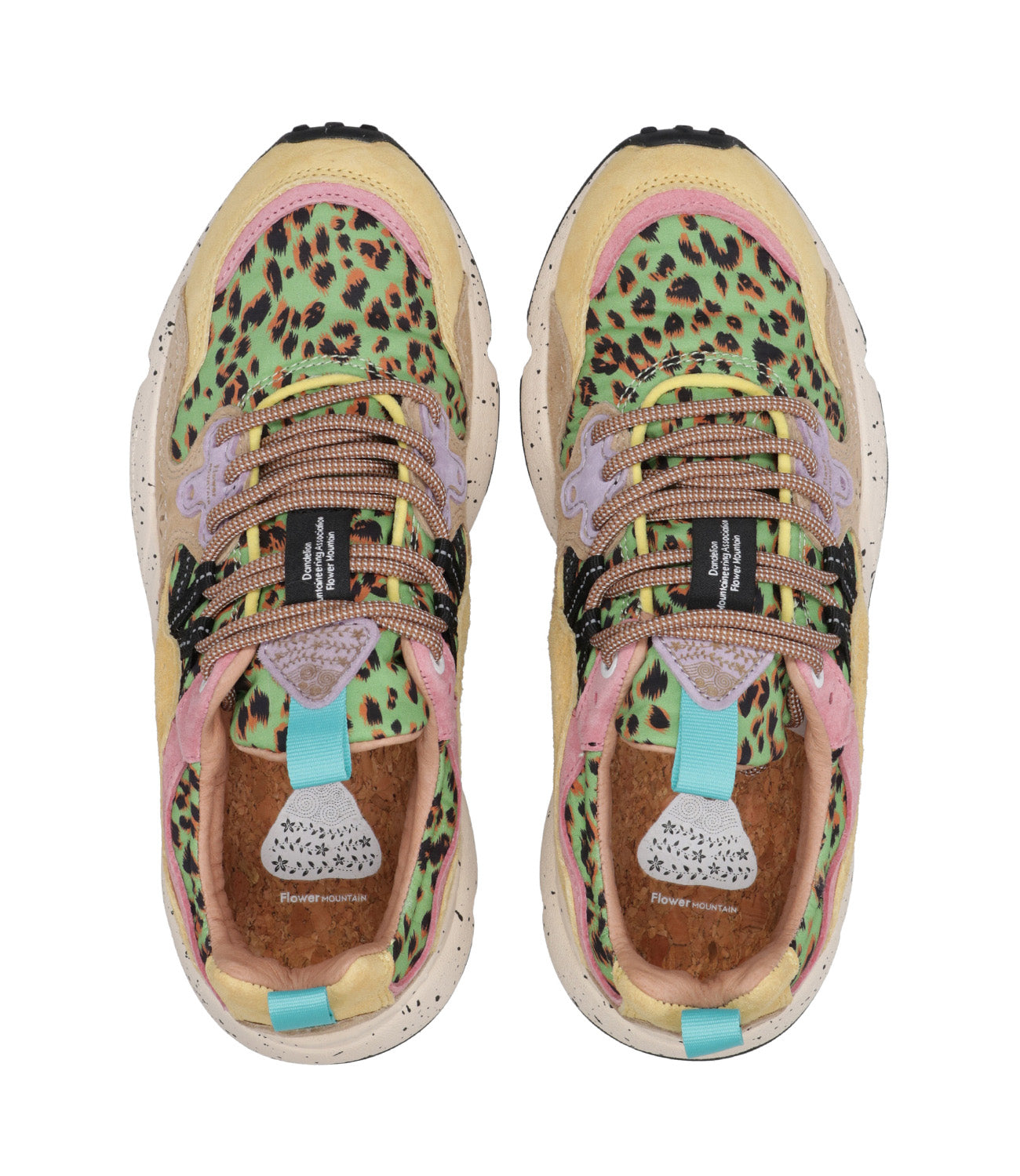 Flower Mountain | Yamano 3 Women's Sneakers Cream Taupe and Military