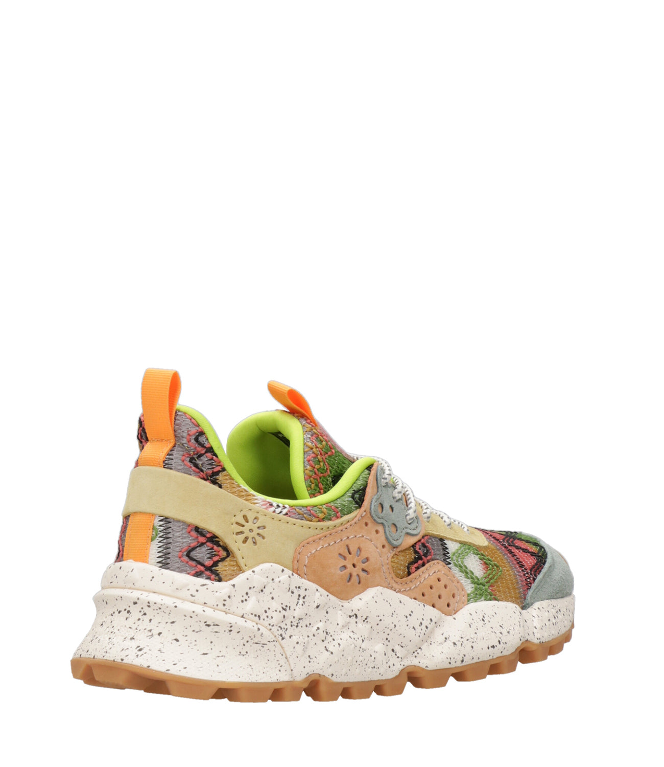 Flower Mountain | Sneakers Kotetsu Multi Fabric Grey Apricot and Cream