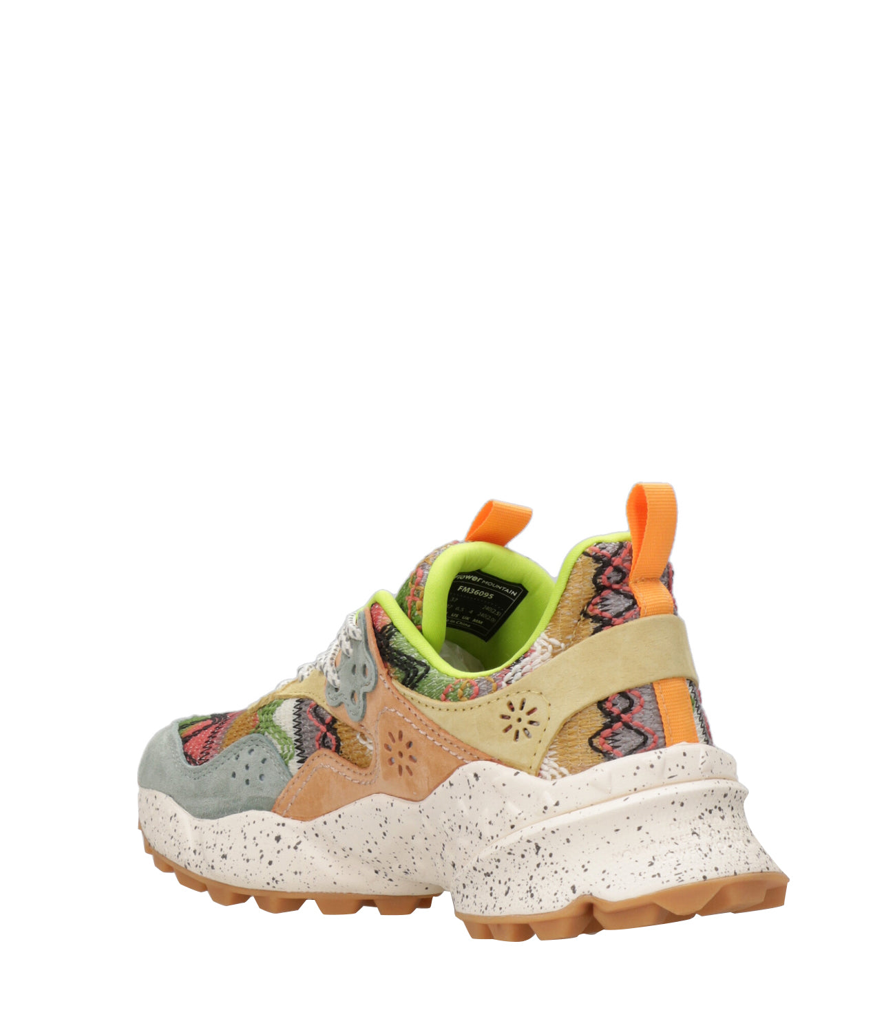 Flower Mountain | Sneakers Kotetsu Multi Fabric Grey Apricot and Cream