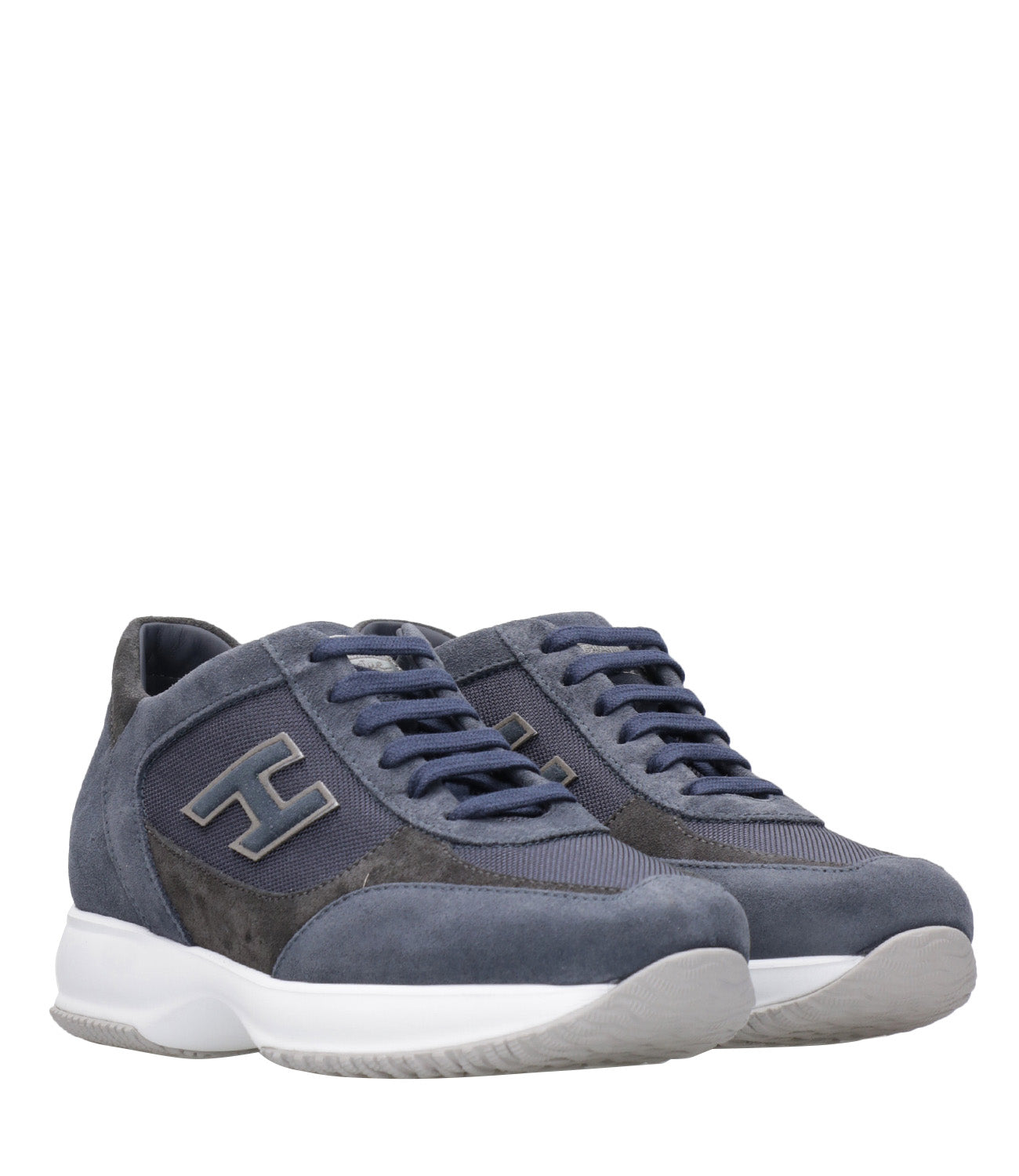 Hogan | Sneakers Interactive H Flock Navy Blue