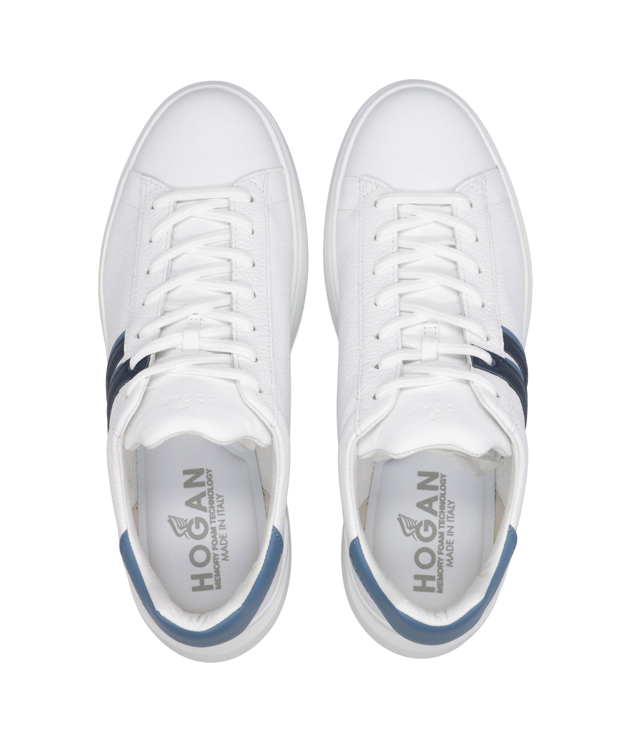 Hogan | H580 Lace-up Sneakers White and Blue