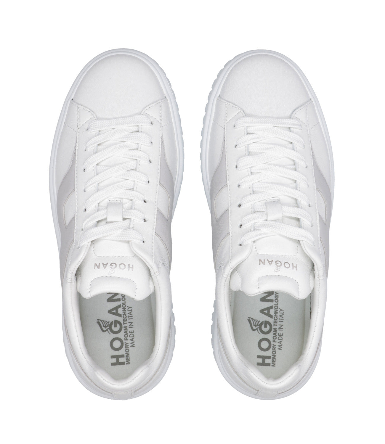 Hogan | Sneakers H-Stripes White and Gray