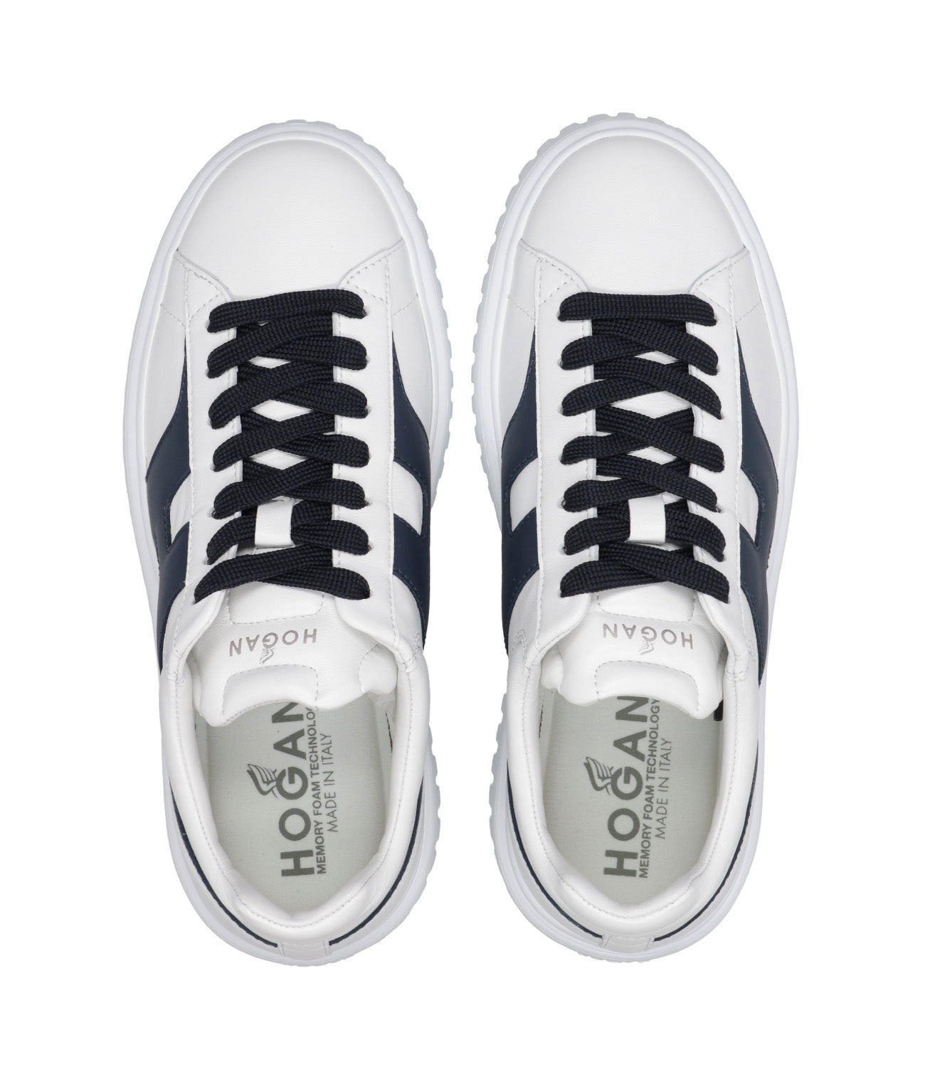 Hogan | Sneakers H-Stripes White and Blue