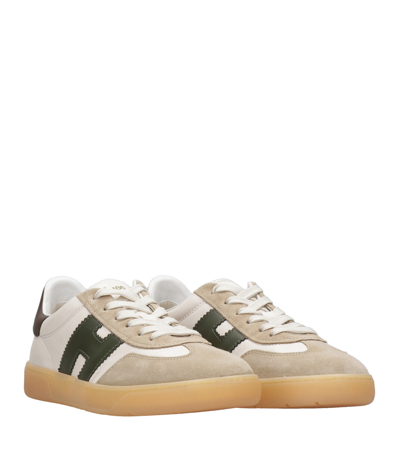 Hogan | Cool Stucco and Khaki Sneakers