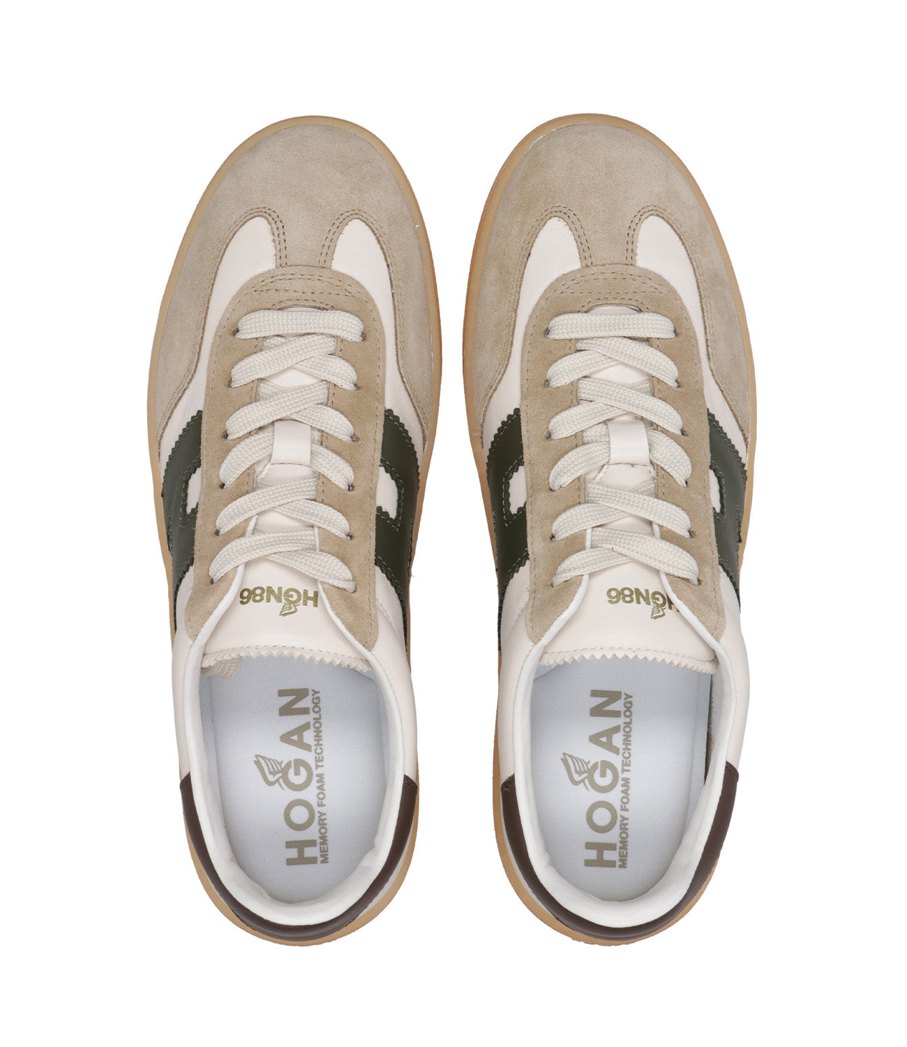 Hogan | Cool Stucco and Khaki Sneakers