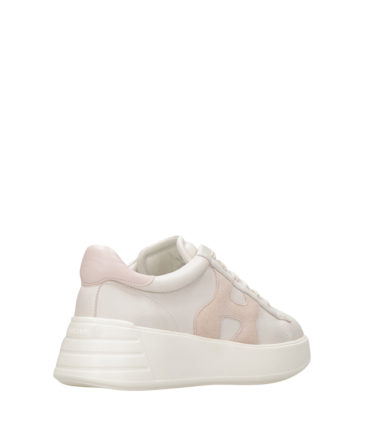 Hogan | Rebel Sneakers H562 Ivory and Pink