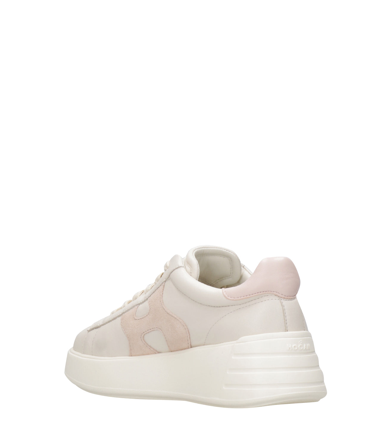 Hogan | Rebel Sneakers H562 Ivory and Pink