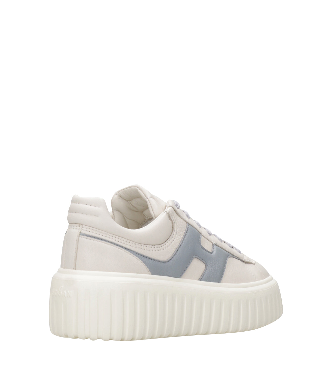 Hogan | Sneakers H-Stripes Cream and Light Blue