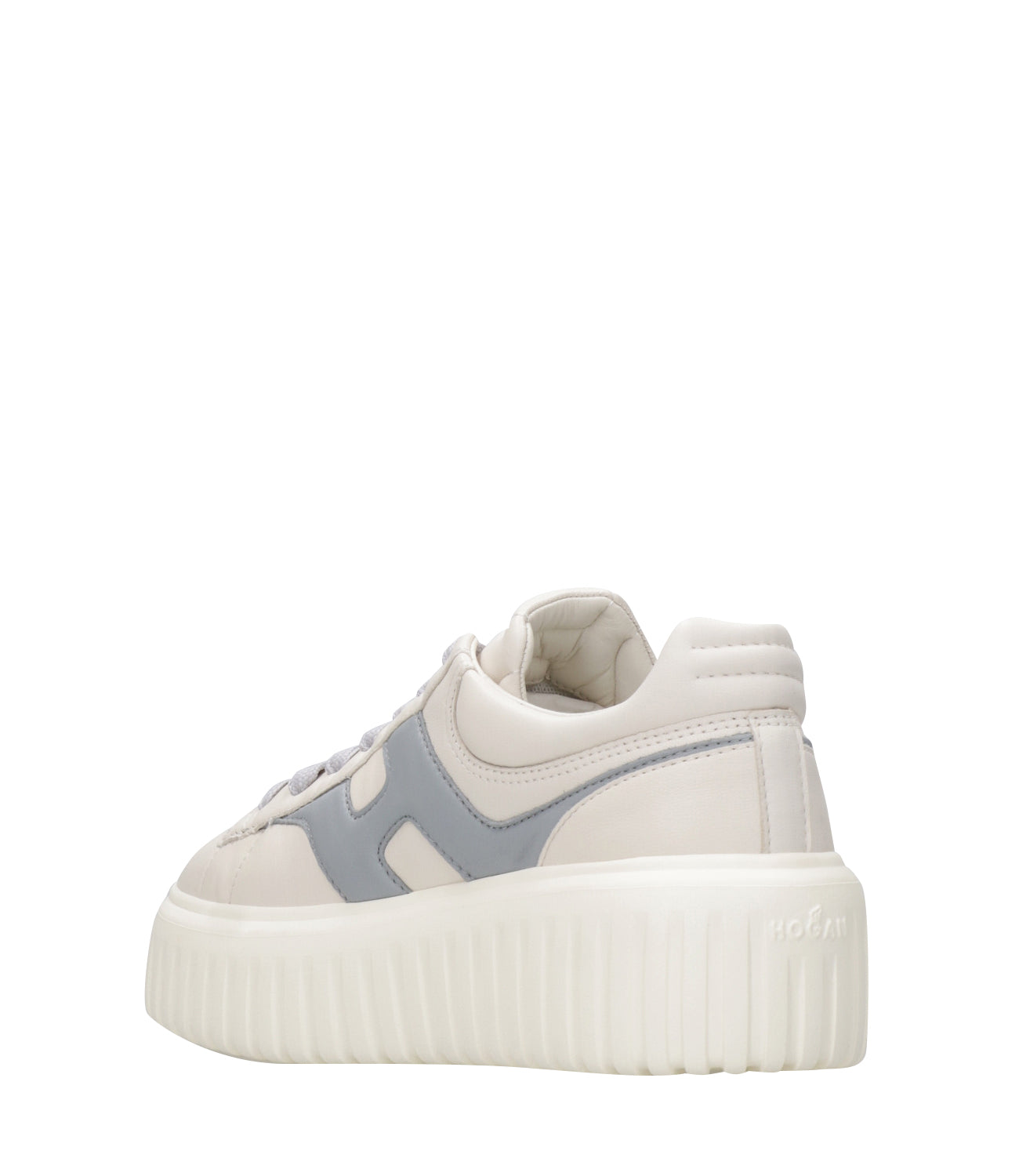 Hogan | Sneakers H-Stripes Cream and Light Blue