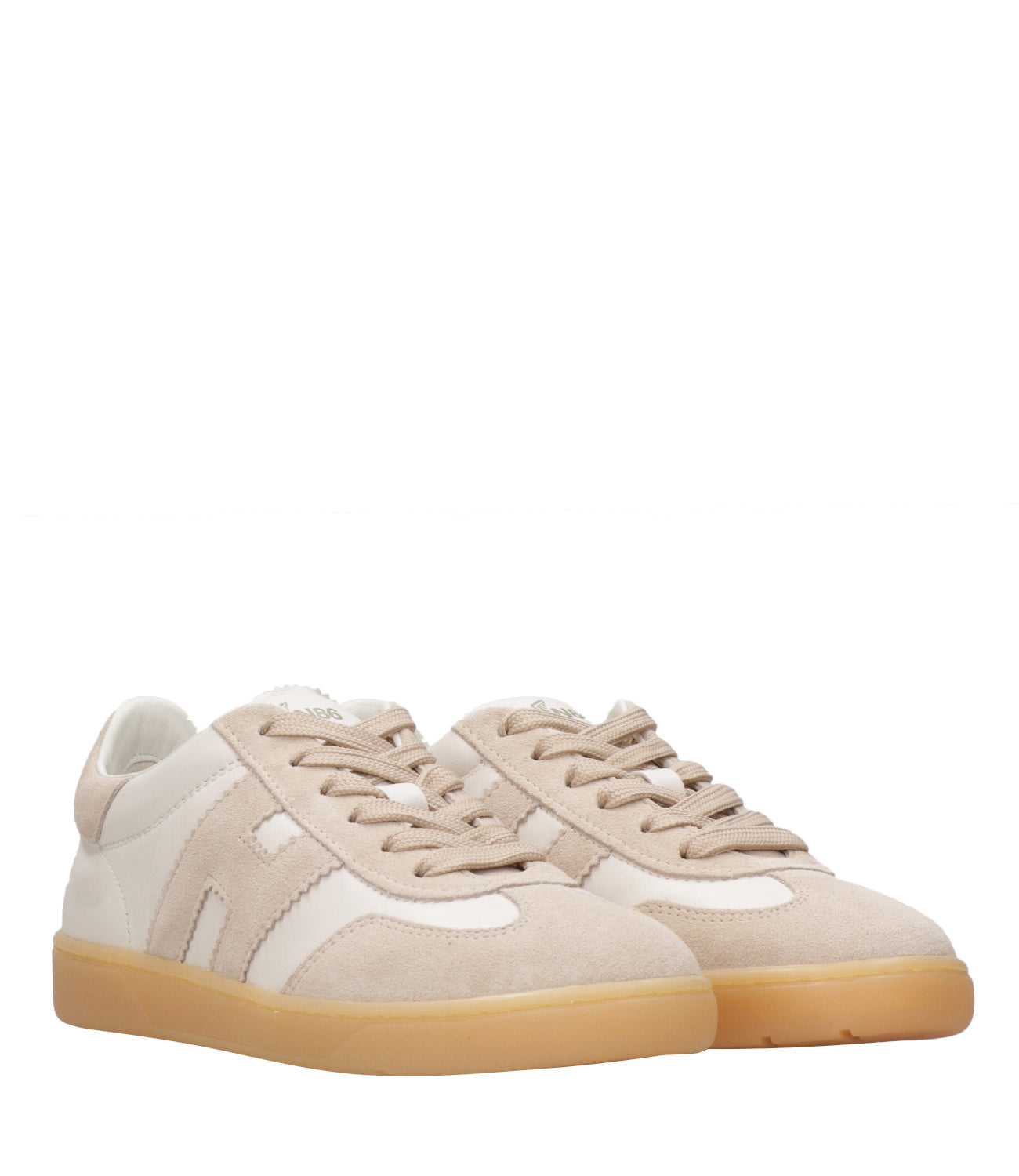 Hogan | Cool Cream and Beige Sneakers