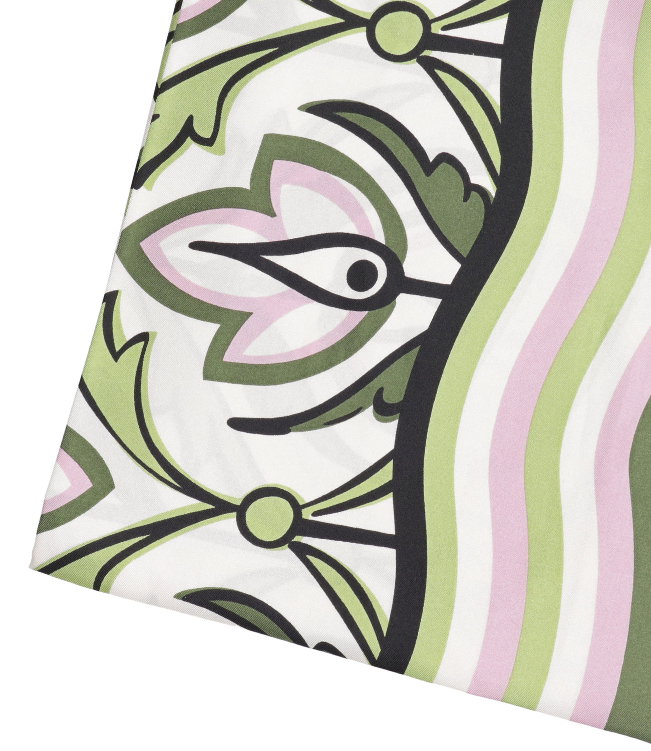 Max Mara Weekend | Green and Pink Scarf