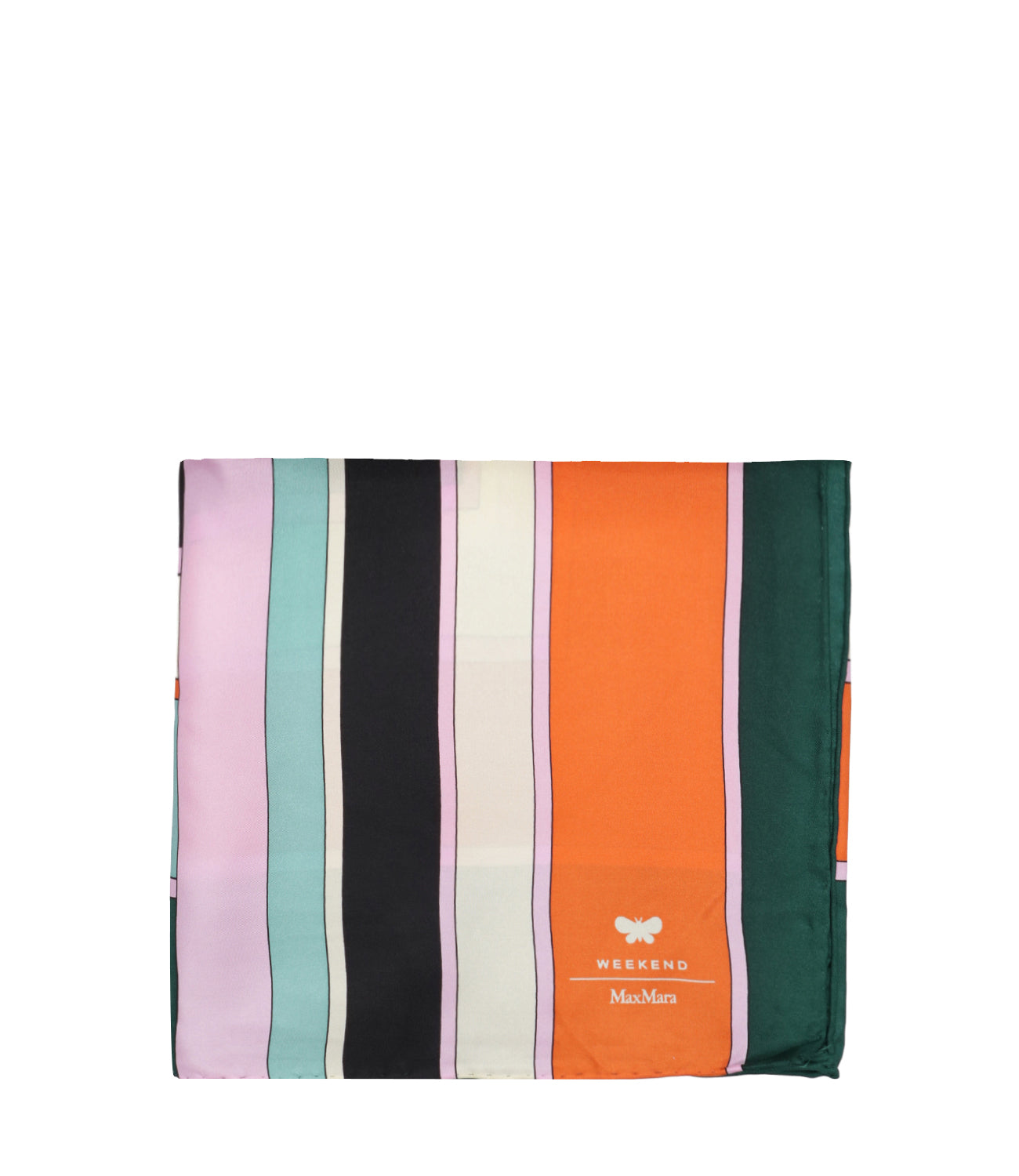 Max Mara Weekend | Green and Orange Scarf