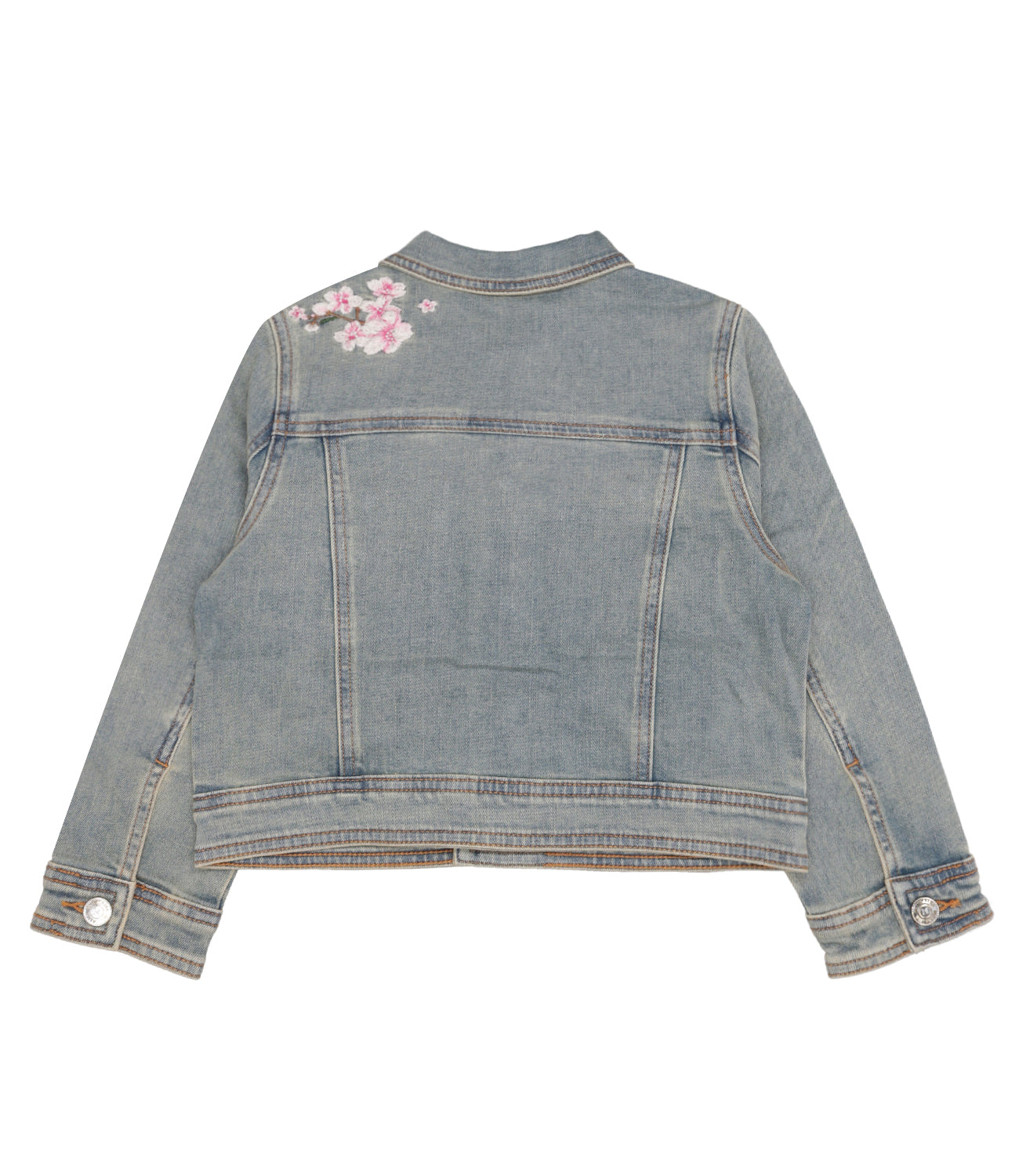 Monnalisa | Denim and Pink Jacket