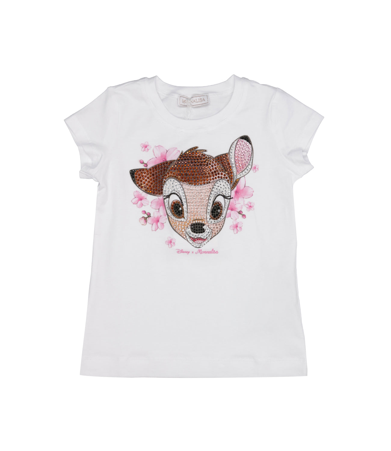 Monnalisa | T-Shirt Bianca e Rosa