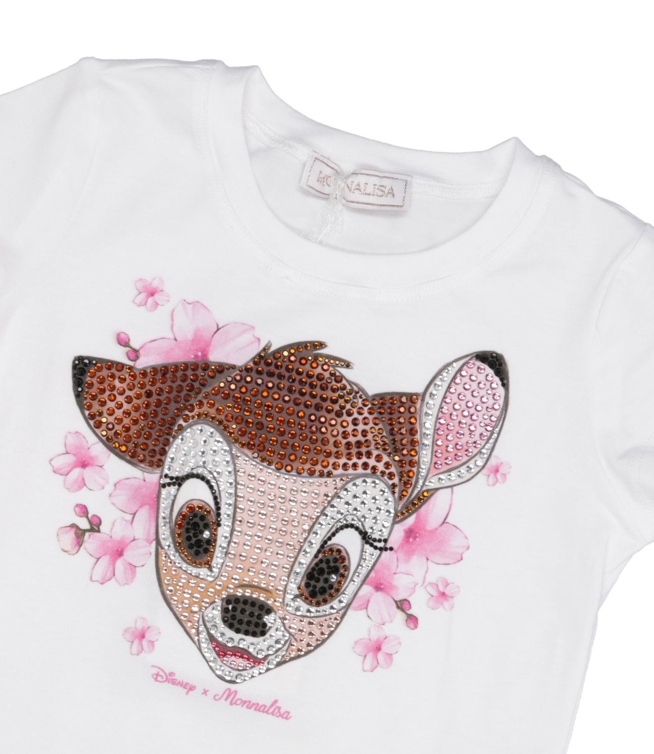 Monnalisa | T-Shirt Bianca e Rosa