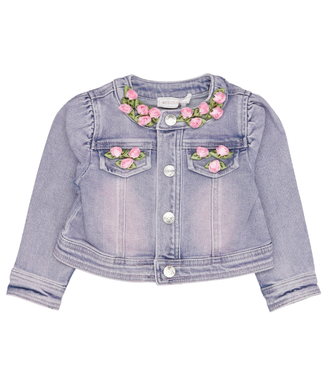 Monnalisa | Giacca Denim e Rosa