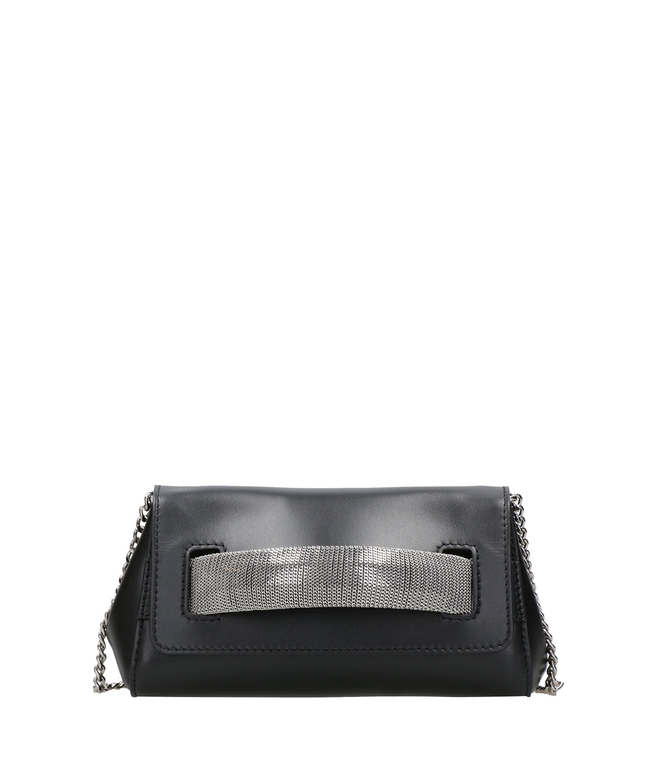 Orciani | Bag Gossip Nappa Chain Black and Silver