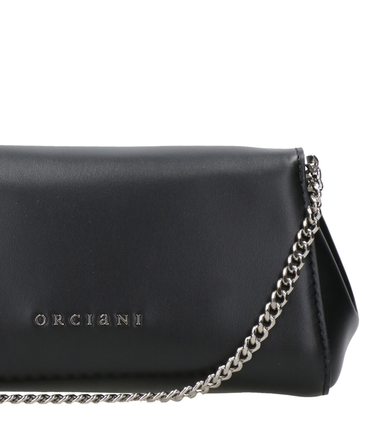 Orciani | Bag Gossip Nappa Chain Black and Silver