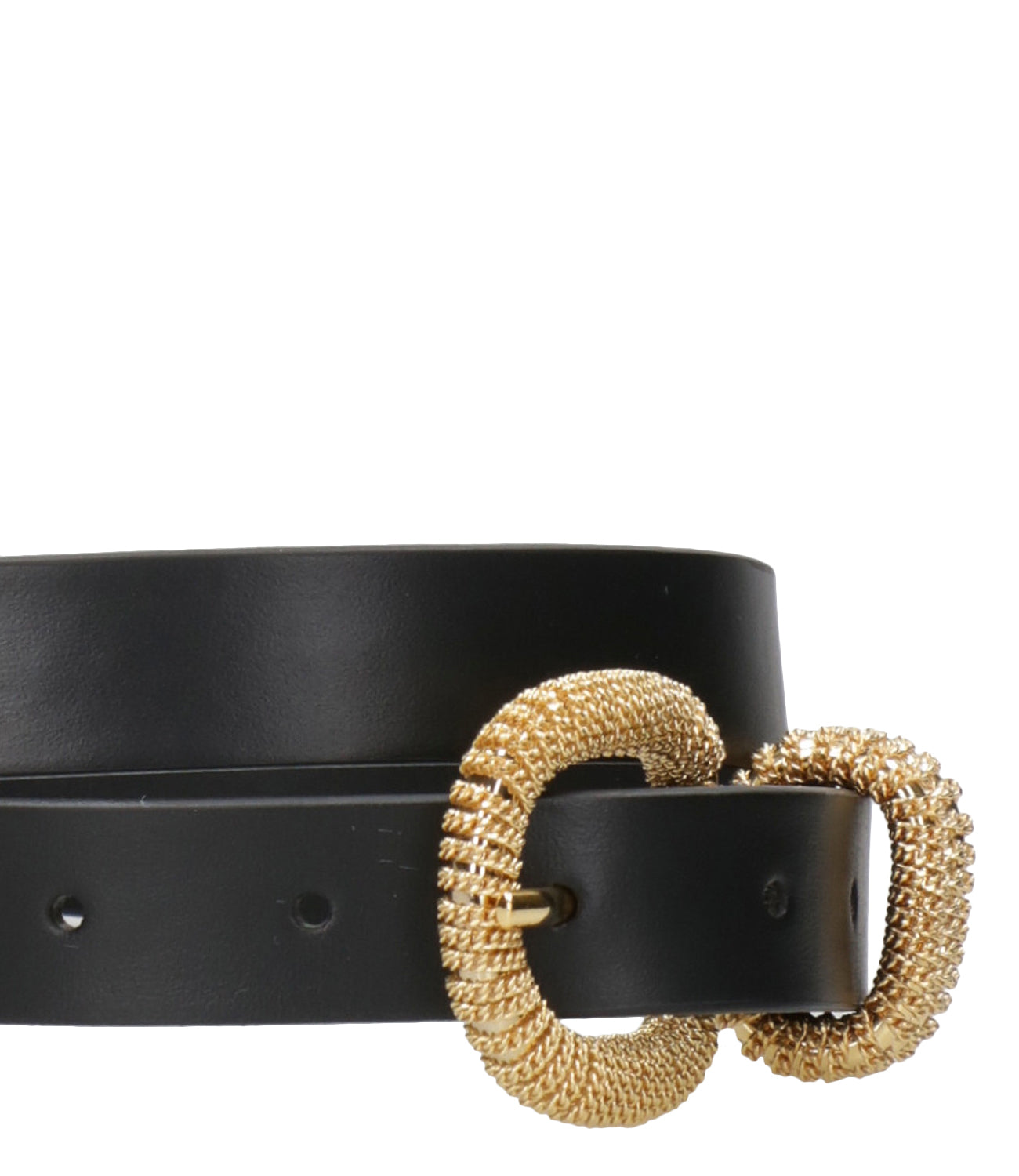 Orciani | Black Nappa Chain Belt