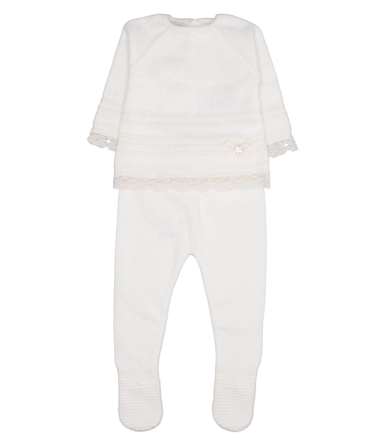 Paz Rodriguez | Set Maglia e Leggings Crema