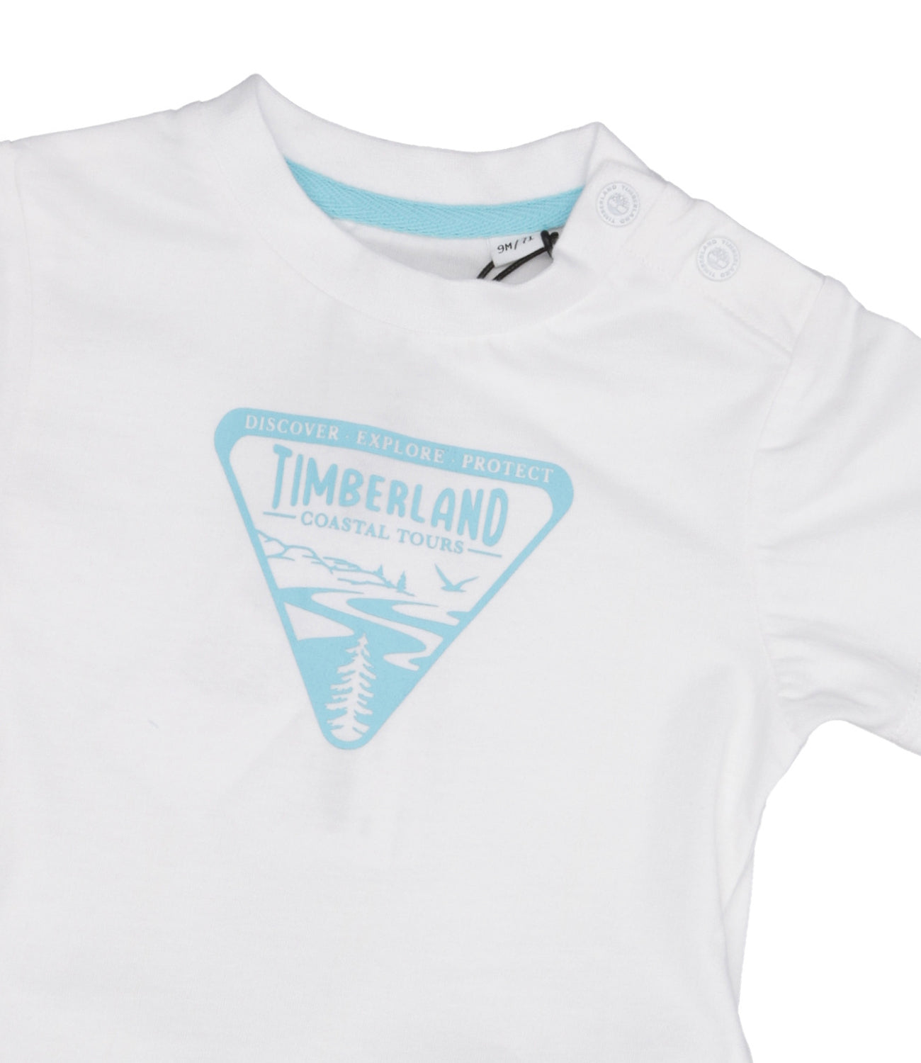 Timberland Kids | Set T-Shirt e Bermuda Bianco e Blu navy