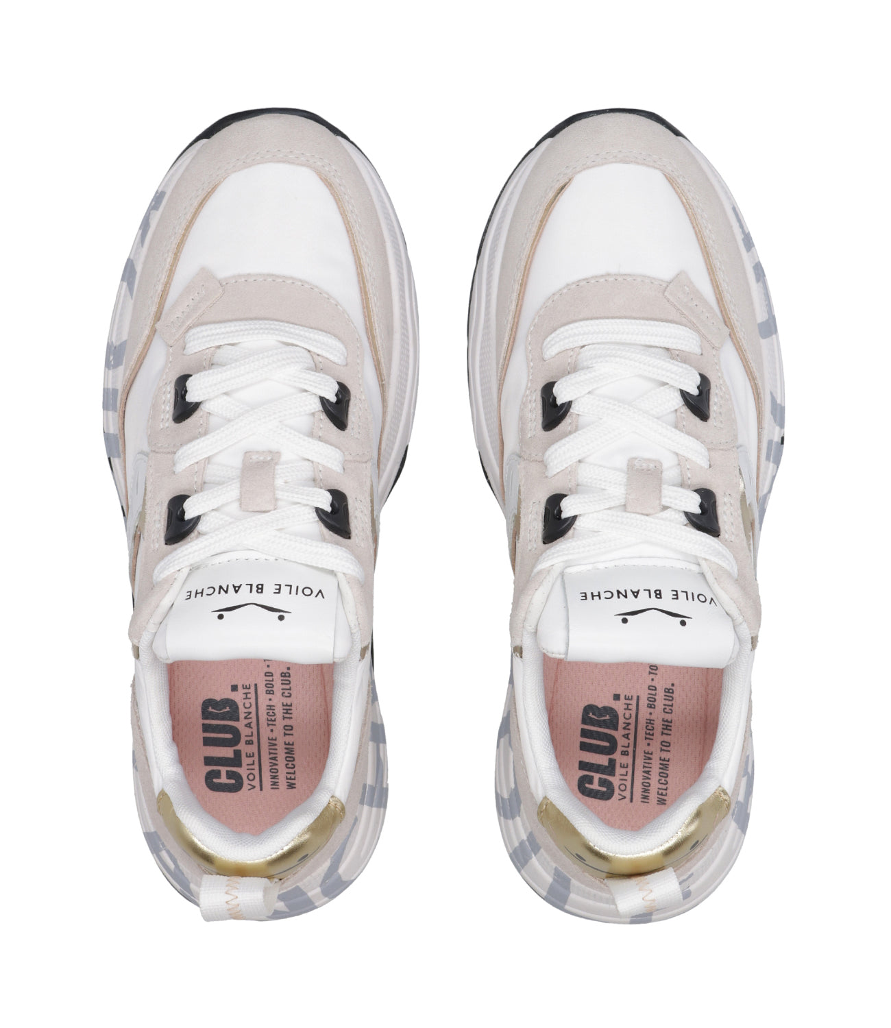 Voile Blanche | Sneakers Club105 Bianco e Platino