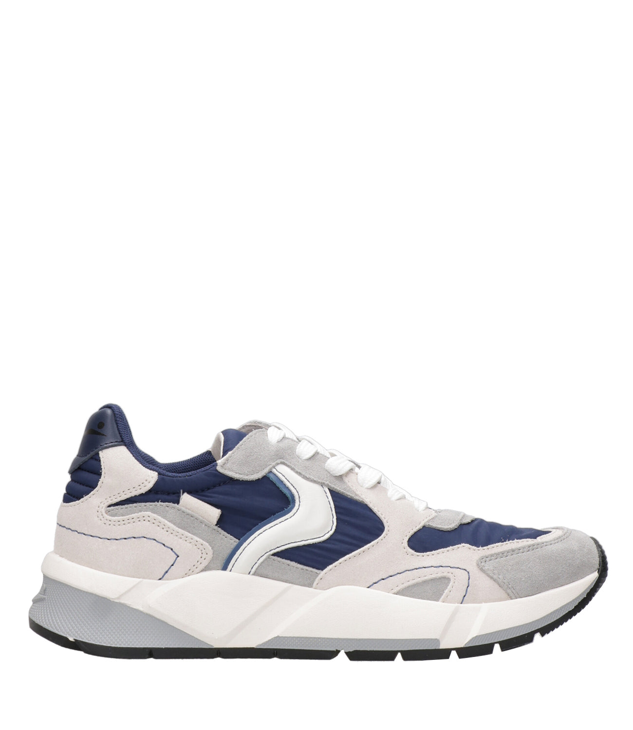 Voile Blanche | Sneakers Club 19 Grigio e Blu Navy