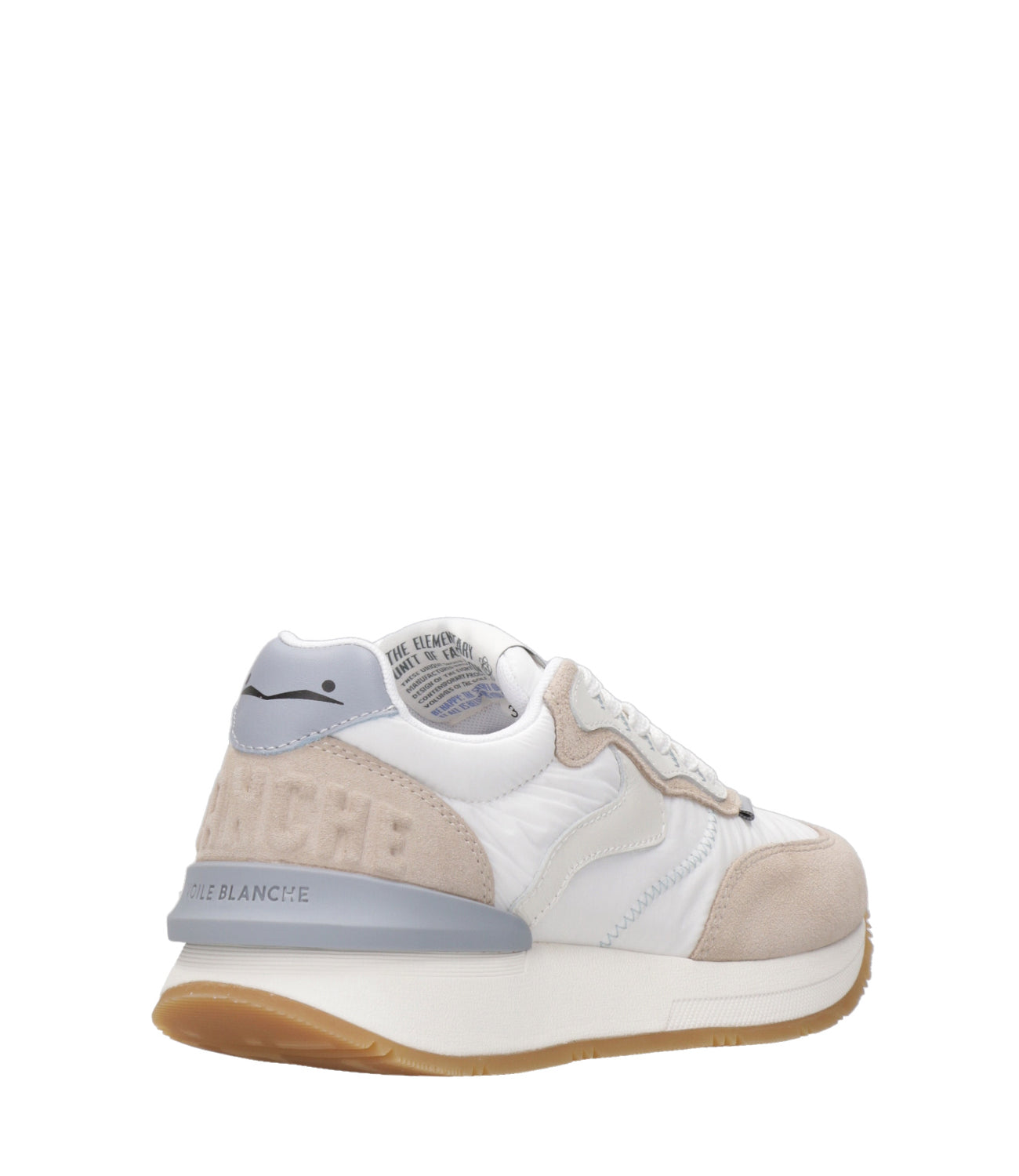 Voile Blanche | Sneakers Qwark Wasy Woman Beige and White