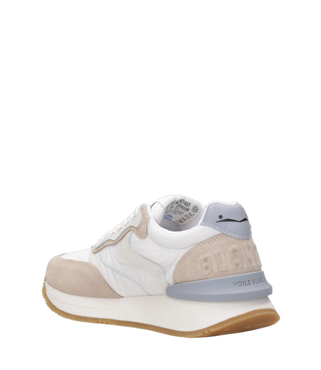 Voile Blanche | Sneakers Qwark Wasy Woman Beige and White