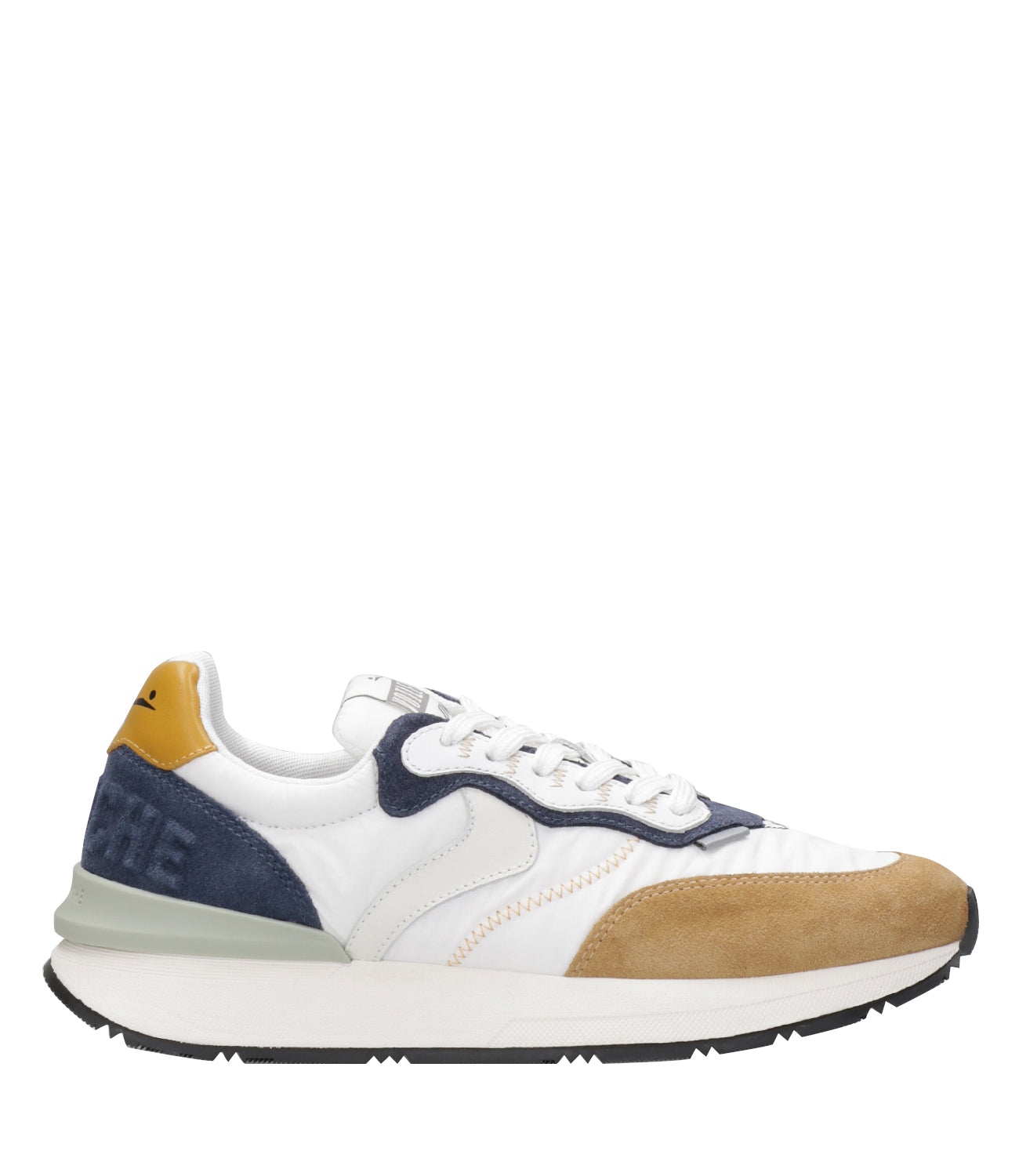 Voile Blanche | Sneakers Qwark Wasy Man Caramello Bianco e Indaco